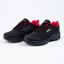 DK pánské trekové boty černo-červené černá 1