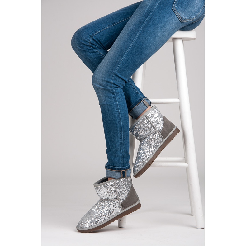 Torna Lesklé muklukes šedá 1