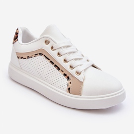 PG1 Klasické dámské sportovní boty bílé a béžové Amaranti bílý 1