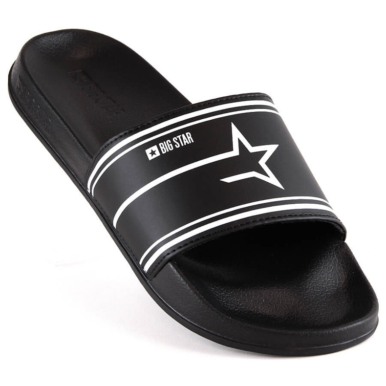 Mládežnické pantofle černé Big Star MM274705 černý 1