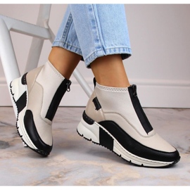 Big Star Kotníková obuv Rieker W RKR608 béžová béžový 2