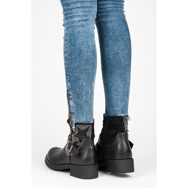 Kylie Rockové boty černý 1