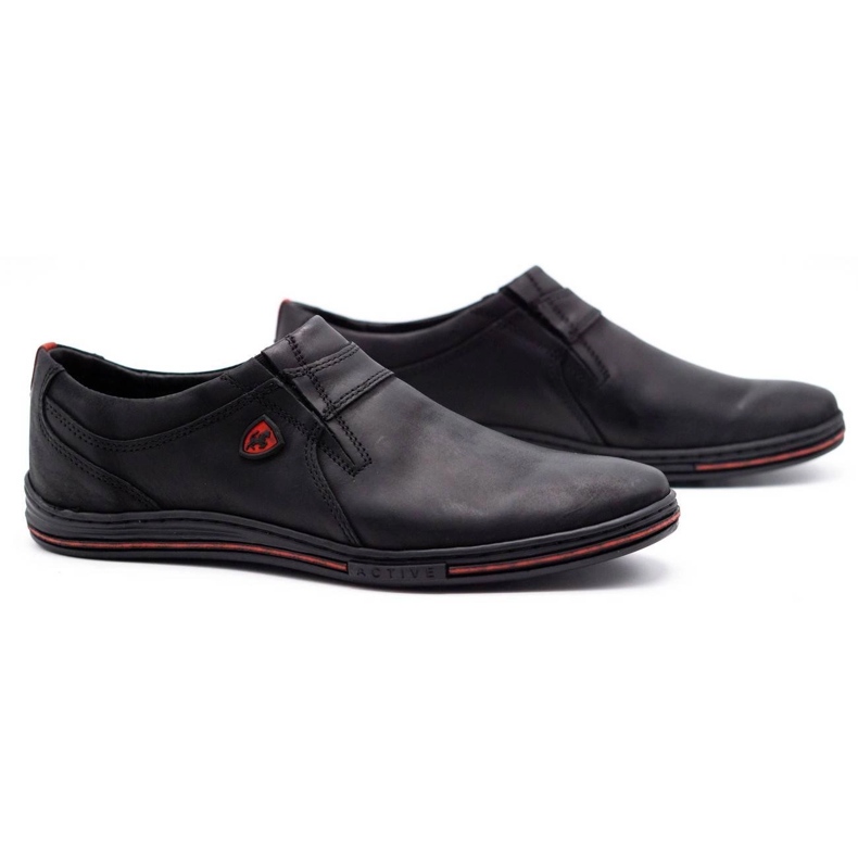 Polbut Pánská kůže Brogues 362 černá černý 1