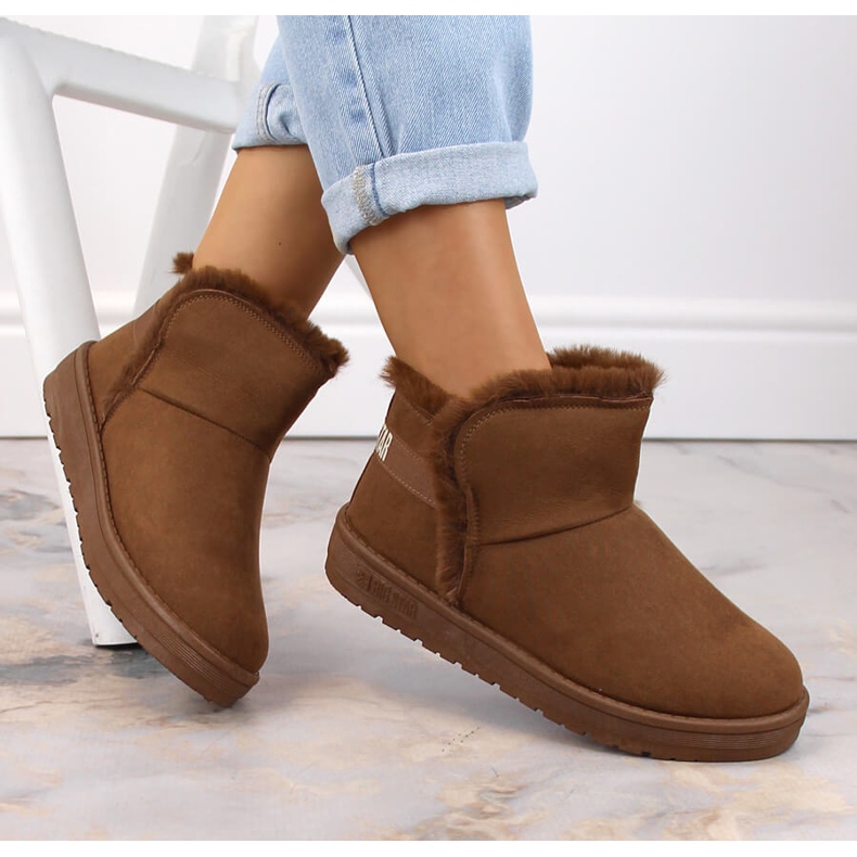 Sněhule pro ženy mukluki hnědé Big Star KK274620 hnědý 1