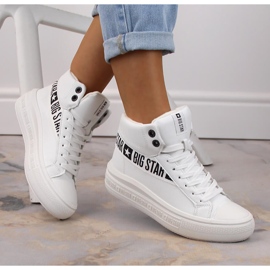 Sportovní boty zateplené bílé Big Star MM274009 bílý 1