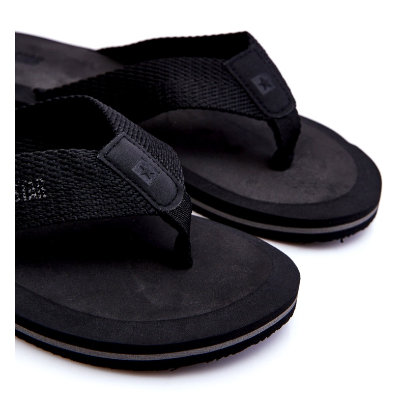 Pánské pěnové žabky Big Star LL174618 Black černý 2
