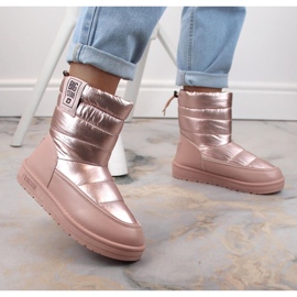 Metalické sněhule Big Star W INT1589C růžové růžový 2