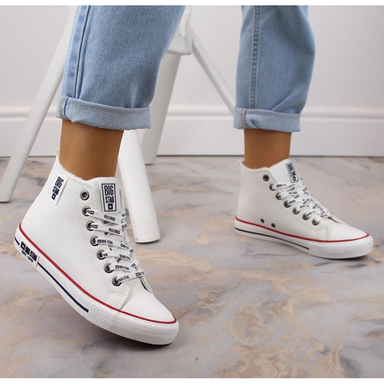 Big Star W INT1898A zateplené tenisky bílé bílý 2