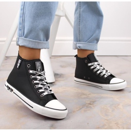 Big Star W INT1898B zateplené tenisky černé černá 2