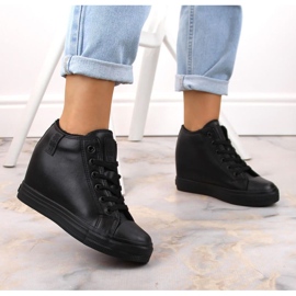 Big Star W INT1899A zateplené tenisky na klínku černé černá 2 Big Star W INT1899A zateplené tenisky na klínku černé černá 2