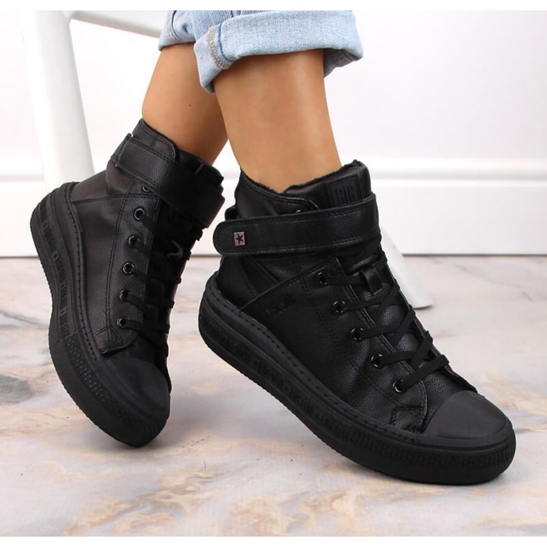 Big Star W INT1900B zateplené tenisky černé černá 1