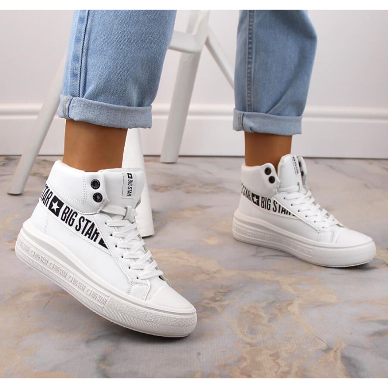 Sportovní obuv zateplená Big Star W INT1901A bílá bílý 2