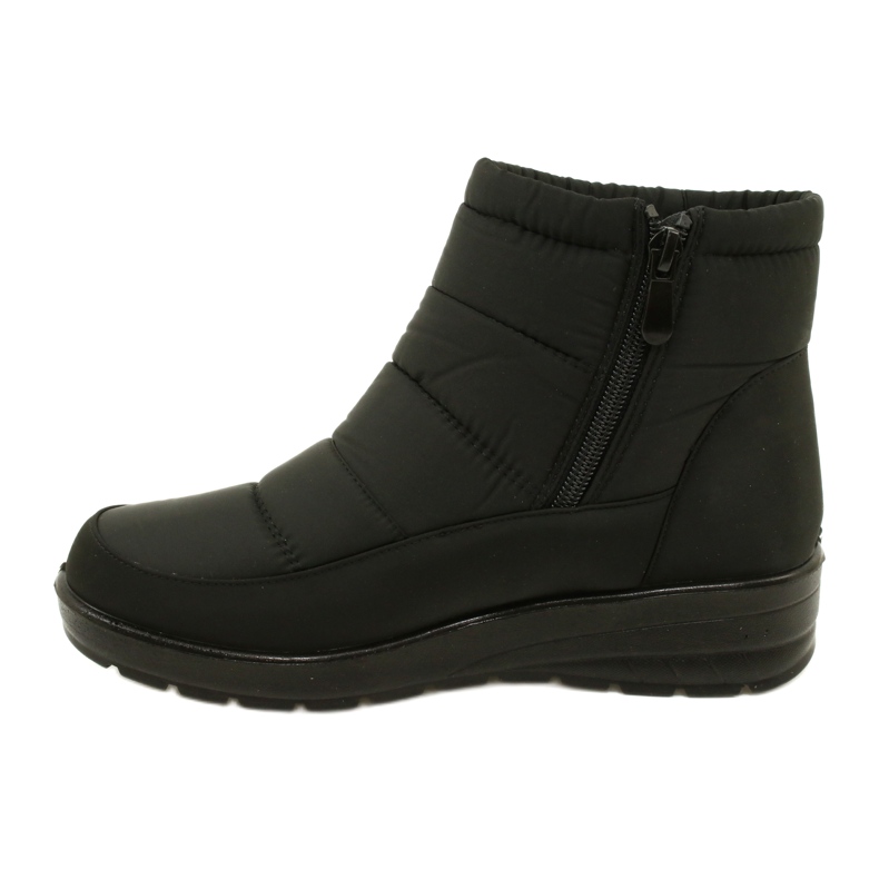 NEWS Lehké ženské sněhové boty na 22S26-5029 Black Fur černý 1