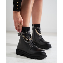 Dělnice s řetězy Shelovet černý 1