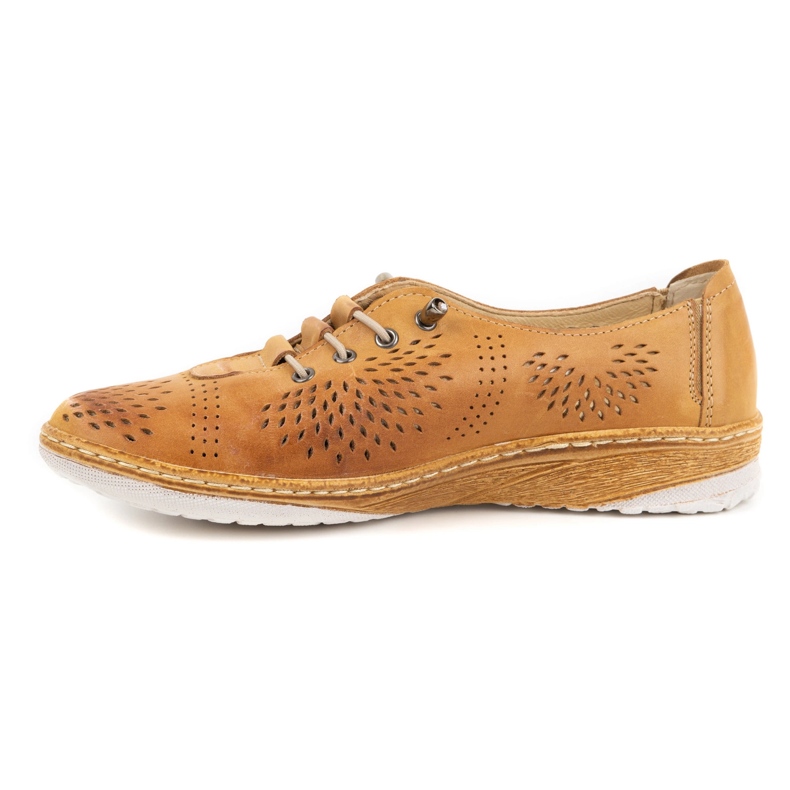 WASAK Dámské boty kožené tenisky 0626W červené pomerančový 1