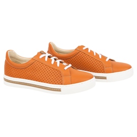 WASAK Dámské boty kožené tenisky 0675W oranžové oranžový 2 WASAK Dámské boty kožené tenisky 0675W oranžové oranžový 2