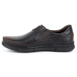 Polbut Pánské slip-on mokasíny J51 kabir černý 1