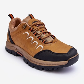 PG3 Pánské turistické boty Low Brown Galas hnědý 1