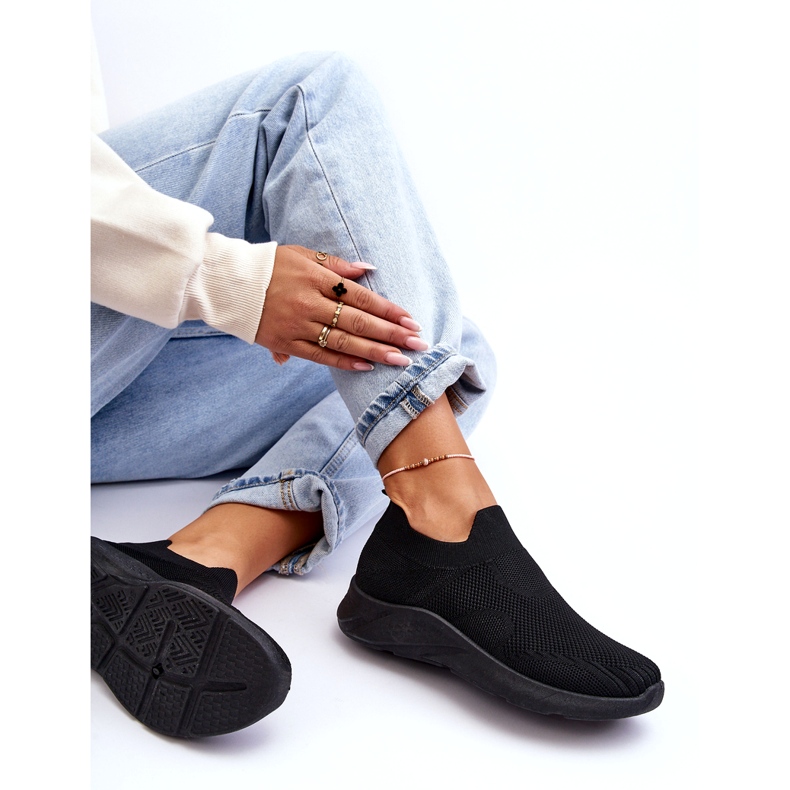 Dámské nazouvací sportovní boty Claris Black černá 4