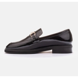 Marco Shoes Leštěné mokasíny černá 2