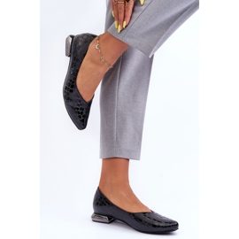 PD1 Vaani kožené ploché podpatky černé Vaani černá 1