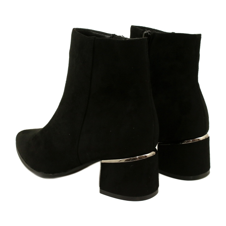 Evento Semišové boty se stříbrným zdobením, Černá 23BT35-6420 3 Evento Semišové boty se stříbrným zdobením, Černá 23BT35-6420 3