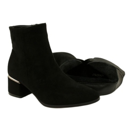 Evento Semišové boty se stříbrným zdobením, Černá 23BT35-6420 5 Evento Semišové boty se stříbrným zdobením, Černá 23BT35-6420 5