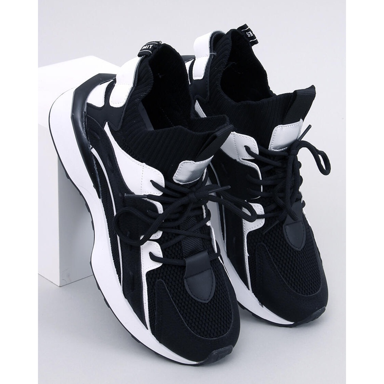 Černé ponožkové tenisky Boyce černý 1