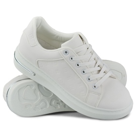 Klasické bílé dámské sportovní boty bílý 5