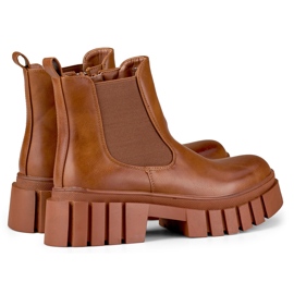 Dámské hnědé pracovní boty Veris hnědý 1