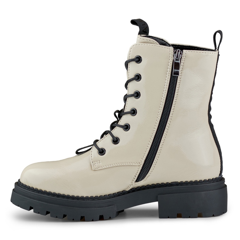 Lakované béžové dámské dělnice od Carole béžový 1