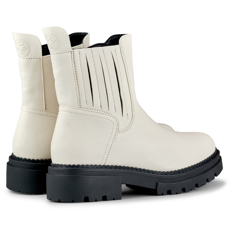 Světle béžové dámské boty z ekokůže od Dany béžový 1