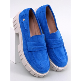 Platformové mokasíny Chandra Blue modrý 1
