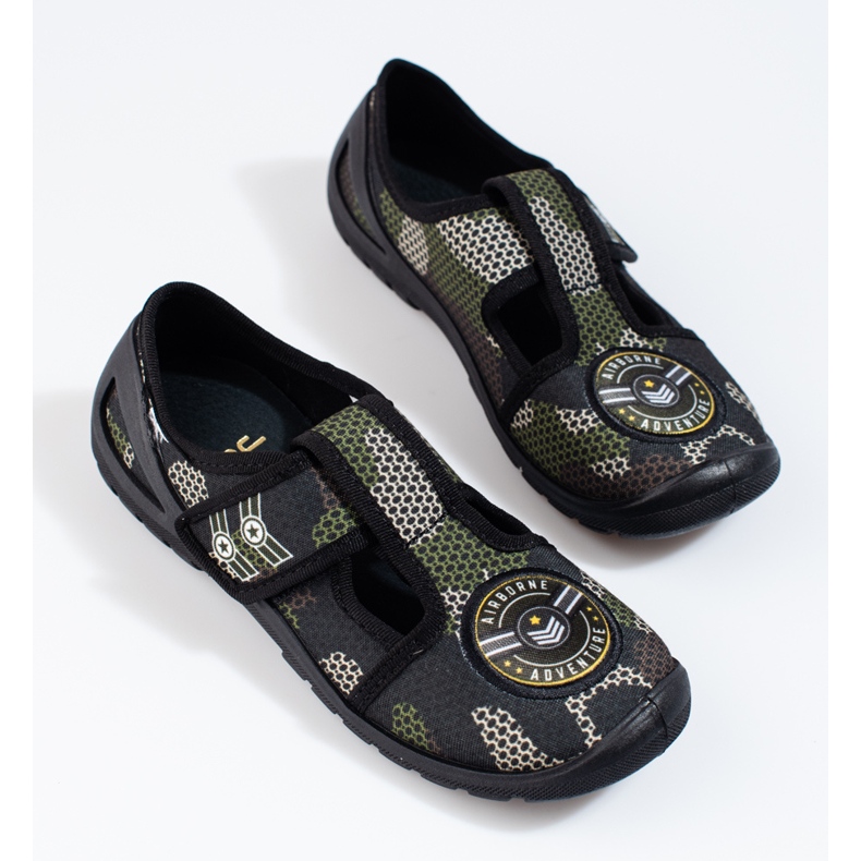 Chlapecké tenisky Shelovet na suchý zip šedá 1