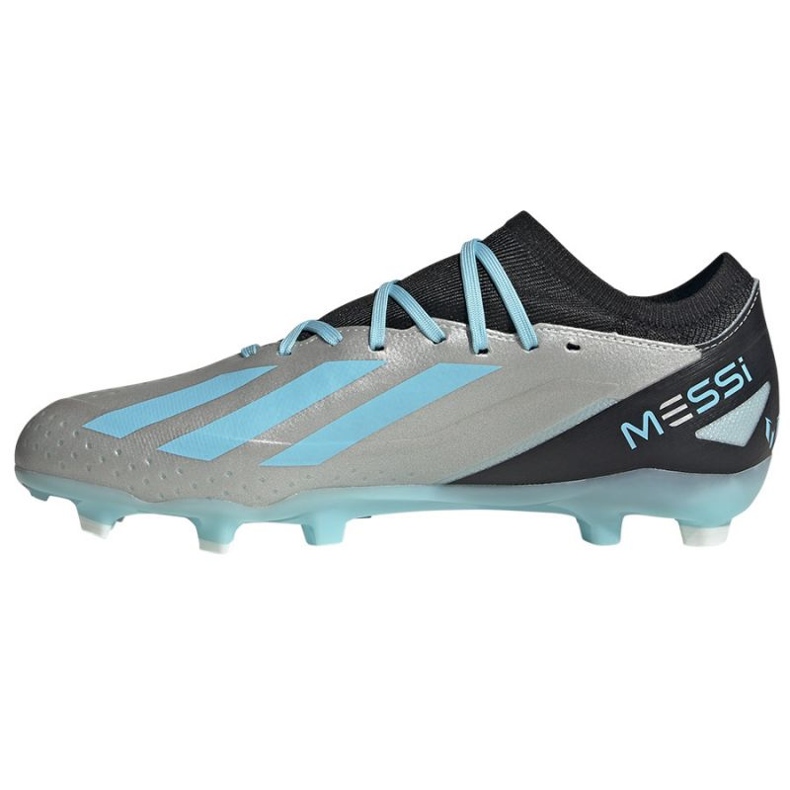 Kopačky Adidas X Crazyfast Messi.3 Fg M IE4078 stříbro odstíny šedé 1