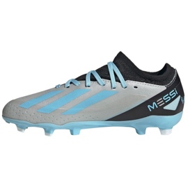 Kopačky Adidas X Crazyfast Messi.3 Fg Jr IE4077 šedá odstíny šedé 1