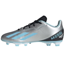 Kopačky Adidas X Crazyfast Messi.4 FxG Jr IE4071 šedá odstíny šedé 1
