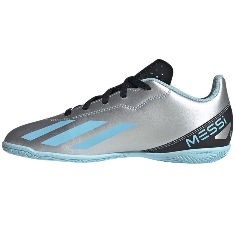 Kopačky Adidas X Crazyfast Messi.4 In Jr IE4070 odstíny šedé 1