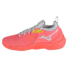 Volejbalové boty Mizuno Wave Momentum 3 W V1GC231206 červený odstíny šedé 1