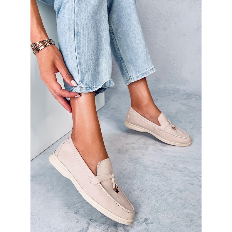 Dámské mokasíny Eunice Beige béžový 2