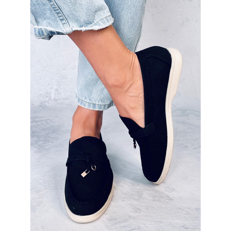 Dámské mokasíny Eunice Black černá 2