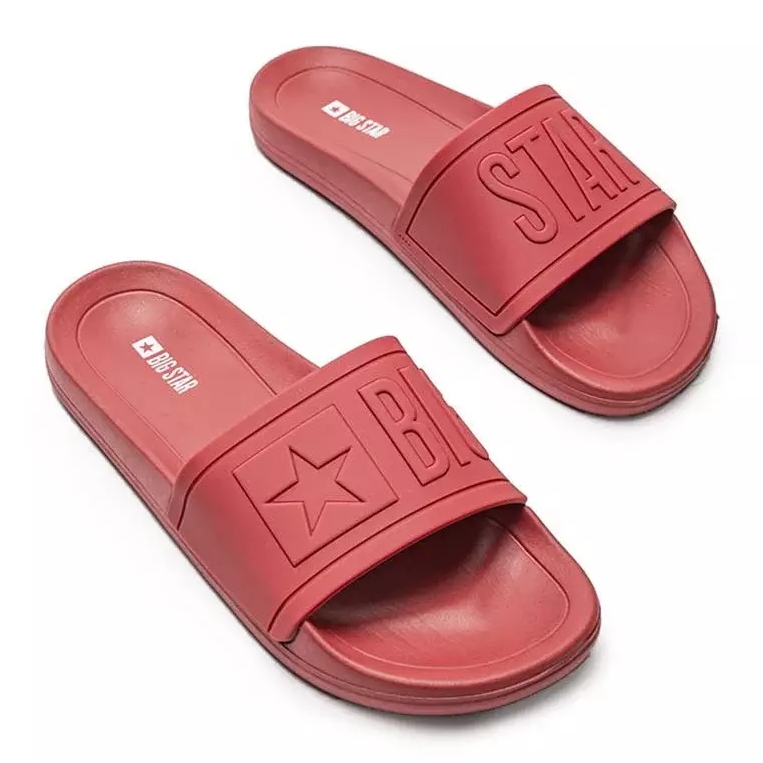 Pánské červené pantofle Lopez Big Star 1