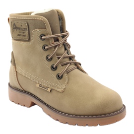 Teplé dřevěné bundy American Club 1904 béžové béžový 1