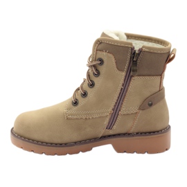 Teplé dřevěné bundy American Club 1904 béžové béžový 2