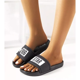 Černé dámské pantofle Big Star DD274A266 černá 1