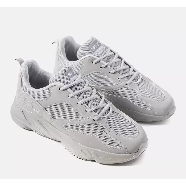 Šedé sportovní tenisky od Wolvers šedá 1 Šedé sportovní tenisky od Wolvers šedá 1