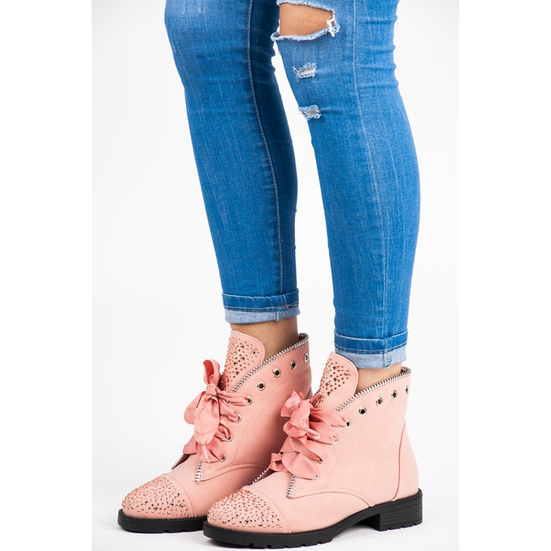 Vices New Collection Stylové tašky se stuhou růžový 1