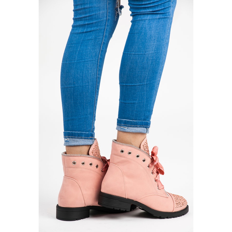 Vices New Collection Stylové tašky se stuhou růžový 2