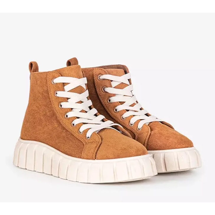 Hnědé tenisky Christal hnědý 2