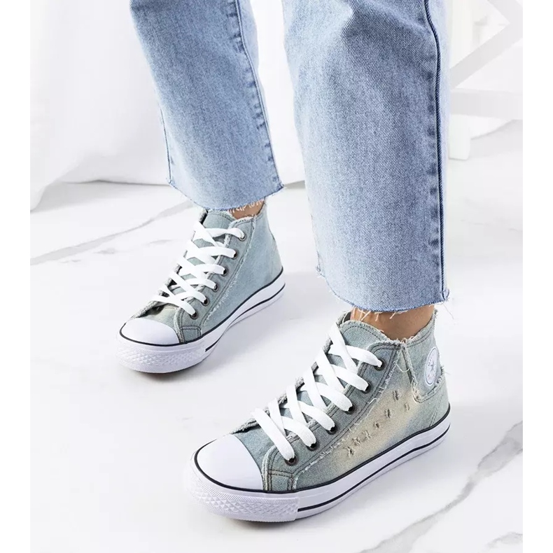 Džínové tenisky Oliveira modrý 1